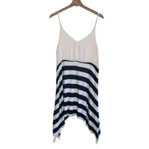 Scanlan Theodore  Linen Asymmetrical Sides Hem Top